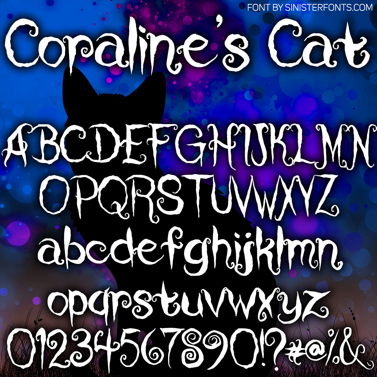 Coraline' Cat Font : Click to Download Coraline's Cat Font : Click to Download
