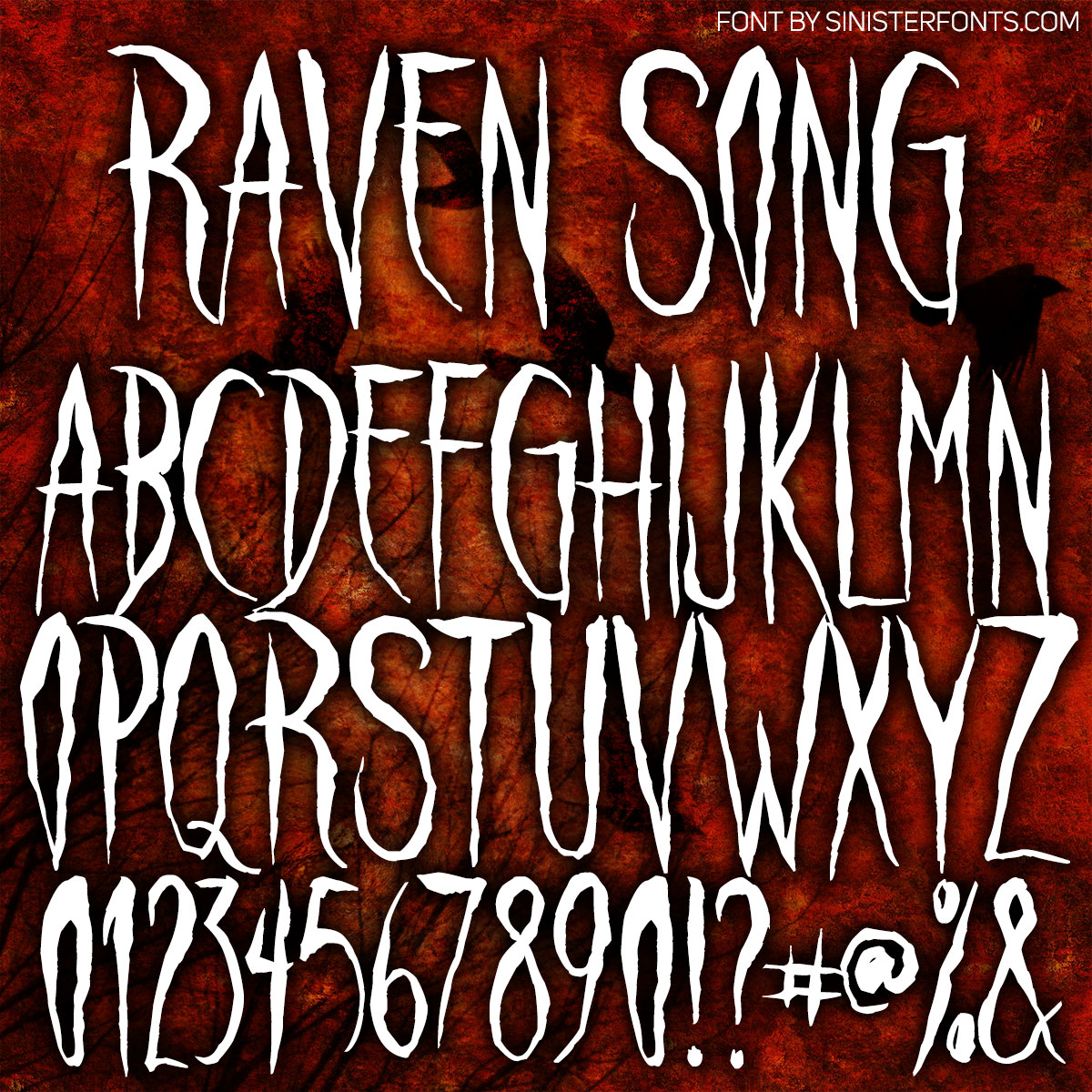 Raven Song Font : Click to Download Raven Song Font : Click to Download