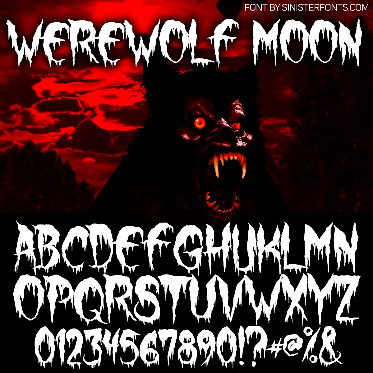Werewolf Moon Font : Click to Download Werewolf Moon Font : Click to Download