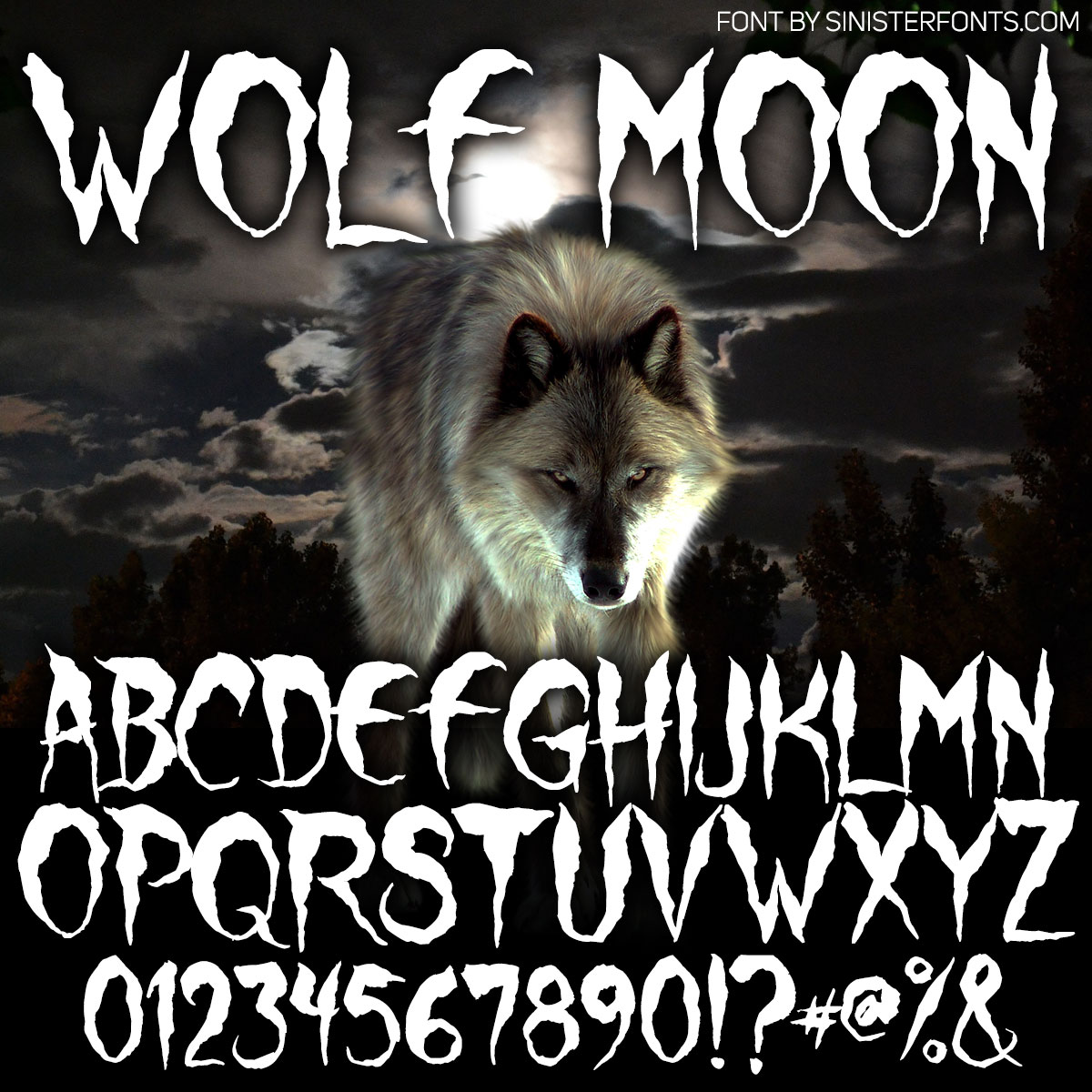 Wolf Moon Font : Click to Download Wolf Moon Font : Click to Download