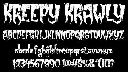 Kreepy Krawly Font Kreepy Krawly Font