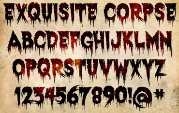 Exquisite Corpse Font Exquisite Corpse Font : Click to Download
