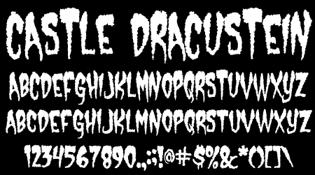 Castle Dracustein Font Castle Dracustein Font