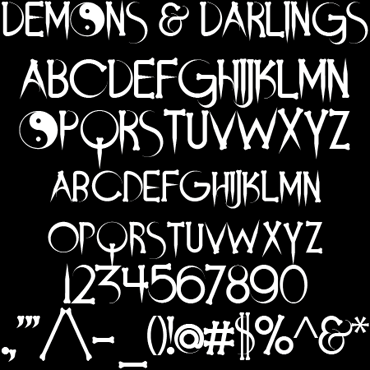 Demons & Darlings Font Demons & Darlings Font : Click to Download